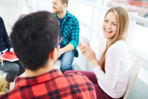 group talks about their experiences in zelus recovery