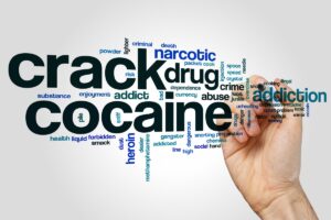 Infographic comparing crack and cocaine use
