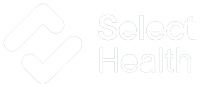 Select health vector logo white