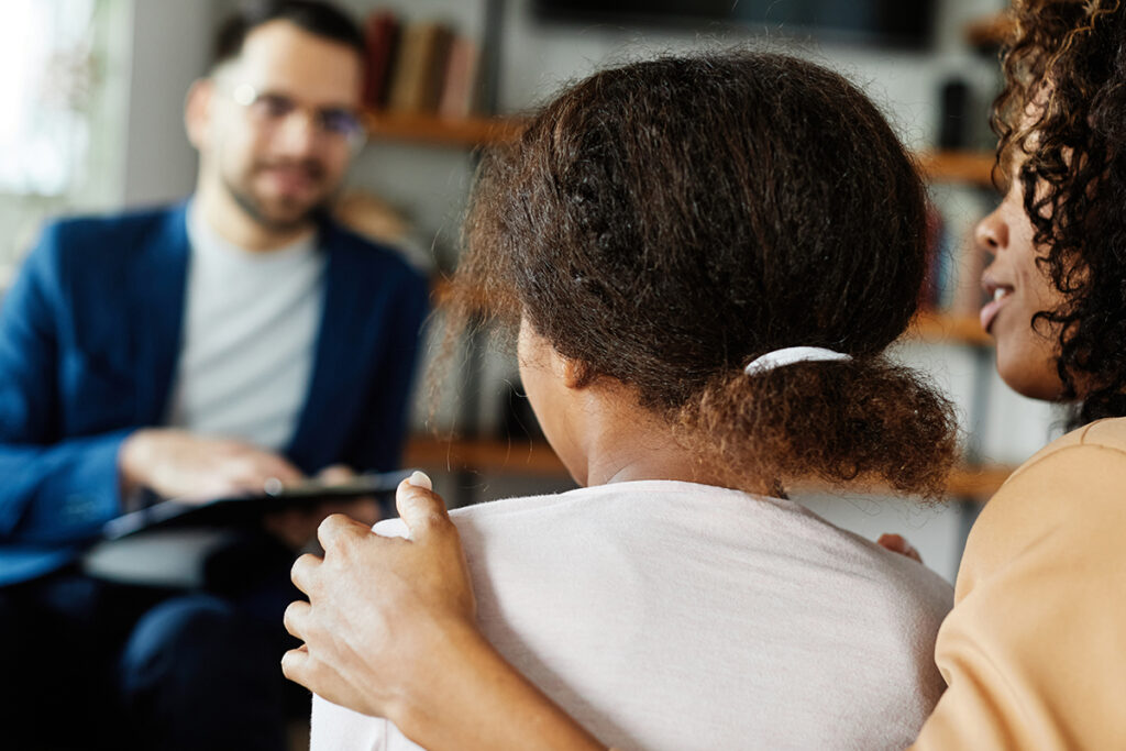 Mother showing how to talk to your teen about drugs
