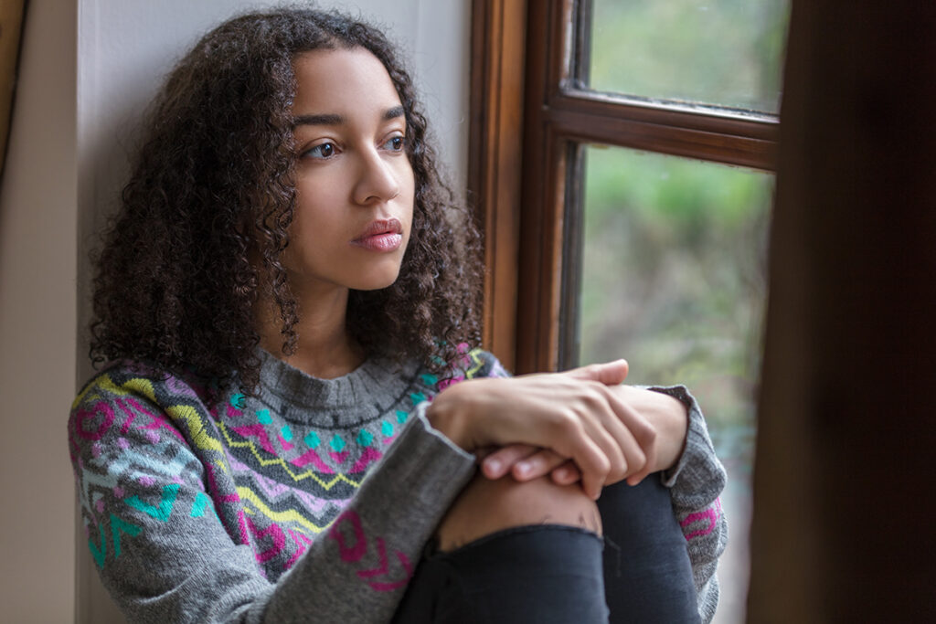 Image symbolizing the question, is my teen depressed or just moody?