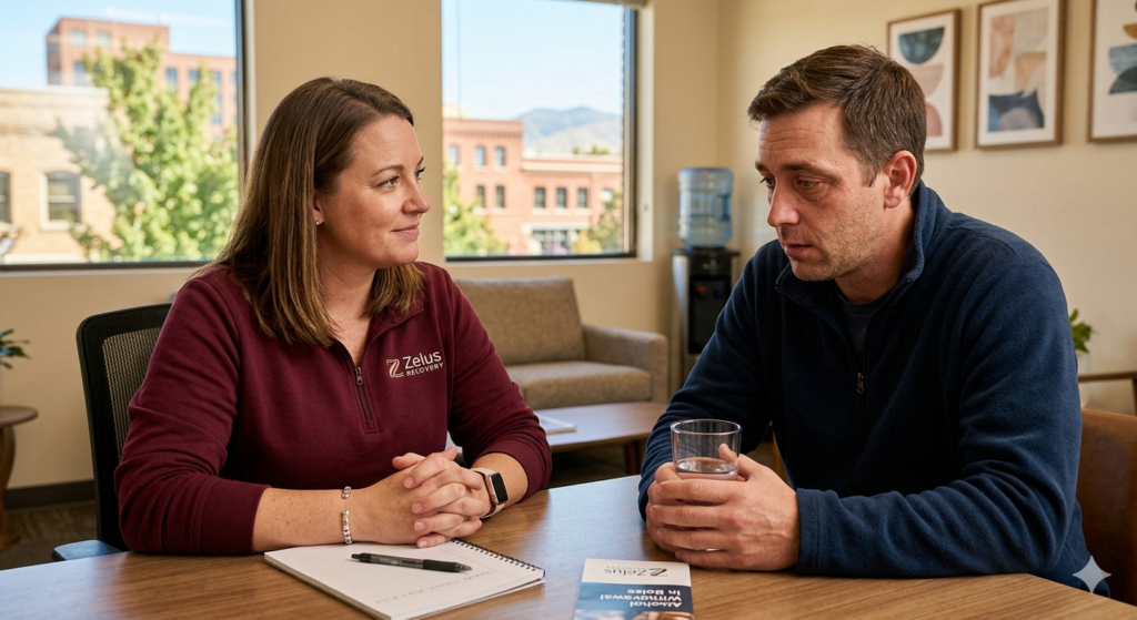 Alcohol detox support by Zelus Recovery