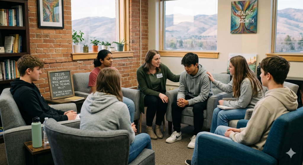 teen alcohol rehab and drug addiction help Boise Meridian Treasure Valley