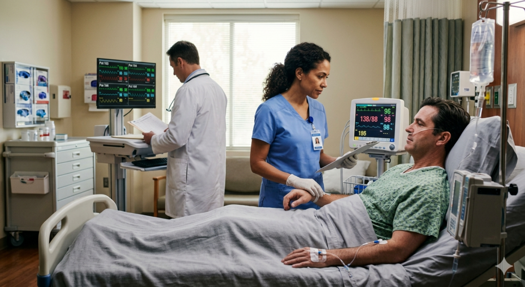 medical monitoring detox patient vitals safe withdrawal